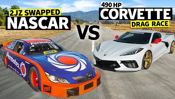 850-HP NASCAR Cup Car Strangely Sounds Like a Supra, Has to Race a C8 Corvette