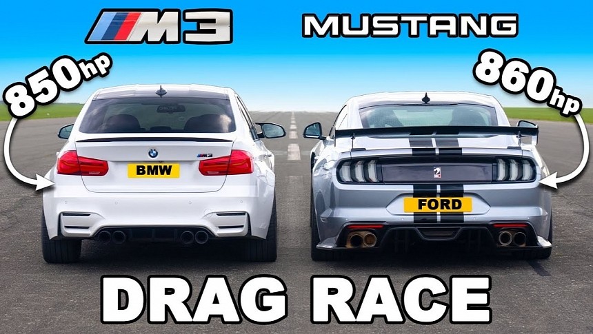 BMW M3 F80 can't hold its own against the Ford Mustang 5.0
