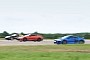 888-HP 911 Turbo S Drags 950-HP R8 and 1,000-HP R35 GT-R, Guess Which One Won