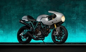 8K-Mile Ducati Paul Smart 1000 LE Rides on Forged Aftermarket Wheels Shod in Dunlop Tires
