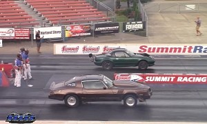 8s Turbo LS Mazda MX-5 Miata Drags Camaro and Mustang, Both Regret Dearly