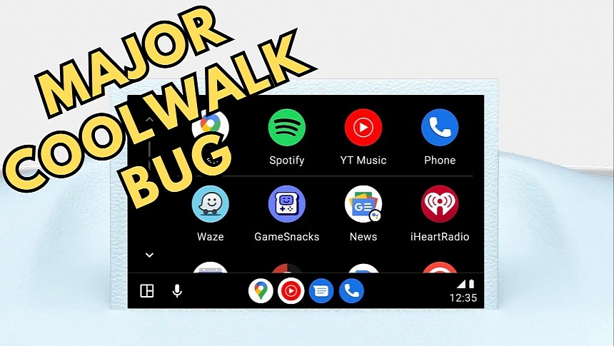 The bug was spotted shortly after Google started the Coolwalk rollout