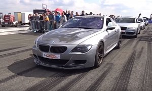 900 HP BMW M6 Mixes Supercharged V10 with Nitrous, Goes 1/2-Mile Racing