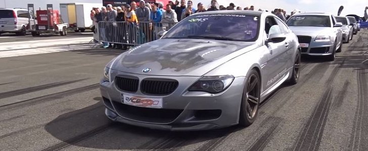900 HP BMW M6 drag racing