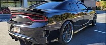 900-HP Dodge Charger SRT Hellcat Wears Pitch Black Better Than Vin Diesel’s Riddick