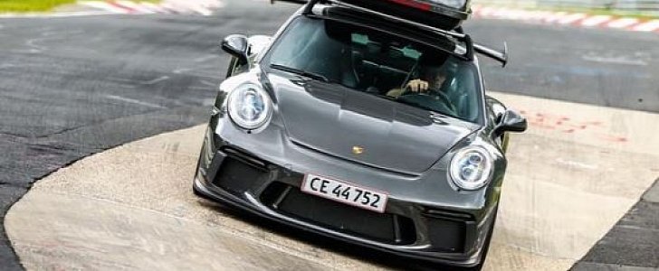 900 HP Porsche 911 Turbo with a Roof Box