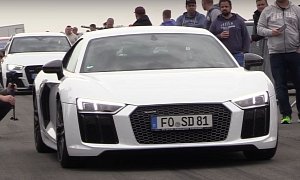 900 HP Twin-Turbo Audi R8 Is Lightning Fast and Brutally Loud