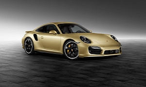 911 Turbo by Porsche Exclusive Puts on Lime Gold Metallic Coat