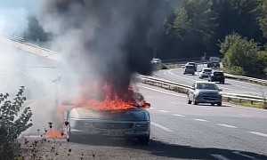 ‘94 Ferrari F355 Spontaneously Bursts Into Flames During Test Drive, Burns to the Ground
