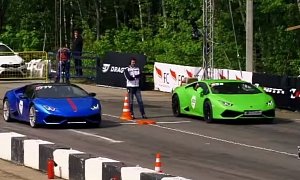 950 HP Lamborghini Huracan Drag Races 650 HP Huracan: Twin-Turbo vs. N/A