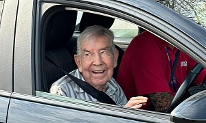 98-Year-Old Man Gets Behind the Wheel Again, Joins the Young Driver Program