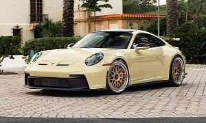 992 Porsche 911 GT3 Parades Its PTS ‘Desert’ Tan and Matching HRE 300 Wheels