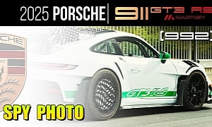 992 Porsche 911 GT3 RS Manthey Performance Kit Spied With Less Camouflage