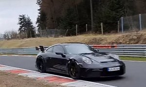 New Porsche 911 GT3 (992) Shows Up on Nurburgring, Sounds A Bit Muffled