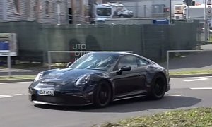992 Porsche 911 GT3 Touring Package Spotted on Nurburgring, Looks Clean