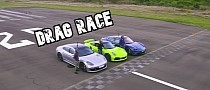 992 Porsche 911 Turbo S Drag Races Taycan and Panamera, Easily Asserts Dominance