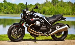 9K-Mile 2014 Moto Guzzi Griso 1200 8V SE Lights Up the Way With Top-Grade LED Componentry