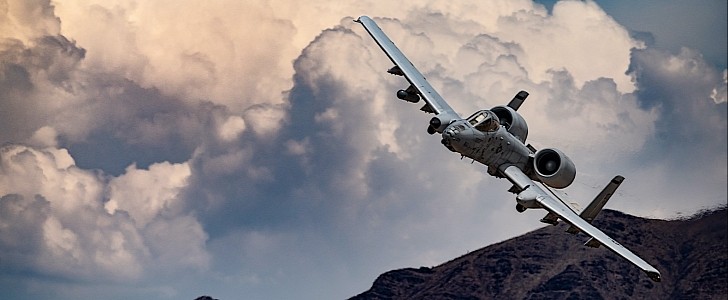 A-10 Thunderbolt over the Nevada Test and Training Range