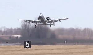 A-10 Thunderbolts Take Off With Unmistakable Howl, Weather Is a Bit Confusing