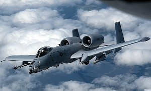 A-10 Warthog Looks at Home Back in the Sky, and Not on Some Highway