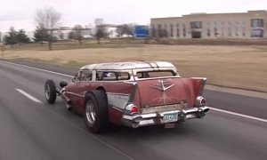 A 1957 Chevy Wagon Rat Rod Like You’ll Never See Again