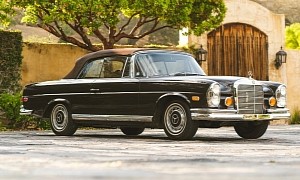 A 1969 Mercedes-Benz 280SE Cabriolet That Used to Belong to Andy Griffith Is Up for Sale