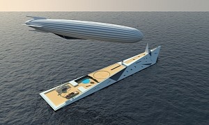 A 2-in-1 Super-Yacht With Its Own Blimp