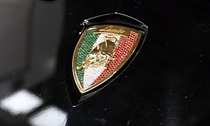 A $40K Diamond Lamborghini Badge Is for All Those for Whom a Plain Lambo Is Not Enough