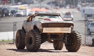 Here's a 650 HP Camaro Body on a Hummer Chassis Tamed and Named “Mud-Maro"