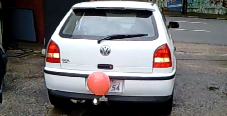 Balloon parking sensor