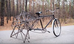 A Bicycle That Walks Exists and It’s A Thing of Beauty