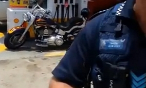 A Bit on the Crazy Side: Biker vs 7 Police Officers