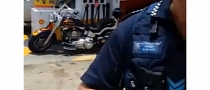 A Bit on the Crazy Side: Biker vs 7 Police Officers