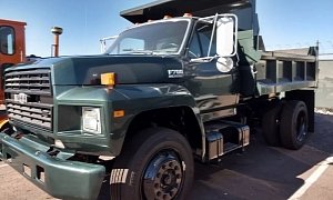 A “Bullitt Mustang” Dump Truck Exists and It’s For Sale