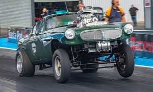 A Classic Gasser Volvo P1800 Added to the Hot Wheels Legends Tour