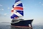 A Closer Look at Gresham Yacht Design's Union Jack Wearing National Flagship Sailing Yacht