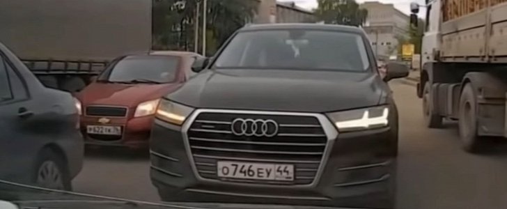 A Compilation of Audis Crashing, Sometimes into Other Audis