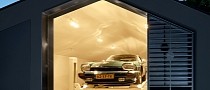 A Custom Garage Doubling as Showroom for Your Jaguars Is What You Need