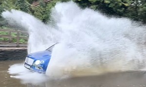 A Flooded Ford Isn't Scaring a Bentley Bentayga Away, but It's Making a BMW Tremble