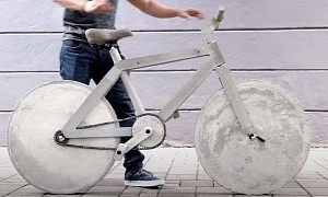 A Fully-Functional Bicycle Made of Concrete Is a Thing That Exists, and It’s Awesome