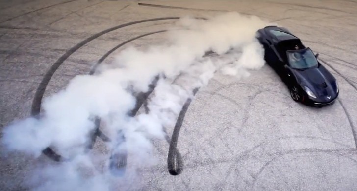 2014 Corvette Stingray: Drifts and Burnouts on Vossen Wheels