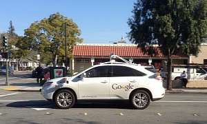 A Google Autonomous Vehicle Traded Some Paint with a Bus, Seems to Be at Fault