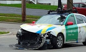 A Google Street View Car Crashes, Shows Why Google Wants Driverless Tech