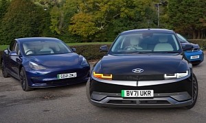 A Hyundai Ioniq 5 Outshines Camera-Only Tesla Model 3 in a Self-Parking Test