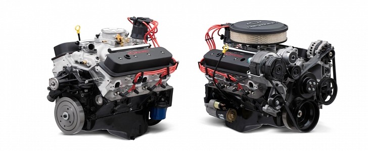 A Close Look At Chevrolet Performance S Sp3 Efi Small Block V8 Crate Engine Autoevolution