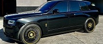 A. J. Bouye’s Latest Achievement Is a Black Badge and Yellow Bespoke Cullinan on 26s