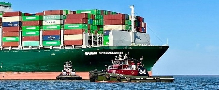 A Large Container Ship Is Still Stuck in Chesapeake Bay, Salvage Strategy  Changed - autoevolution