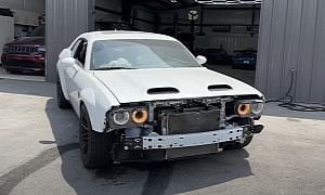 A Man Brought a Wrecked Challenger SRT to Their Shop and Left It There. Now It's Fixed!