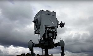 A Man Built a Full-Size AT-ST Walker and He Deserves a Medal