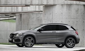 A Mercedes-Benz GLA Coupe Wouldn't Look Out of Place